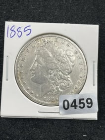 1885 Morgan Silver Dollar Coin
