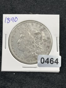 1890 Morgan Silver Dollar Coin