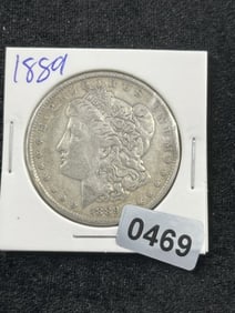 1889 Morgan Silver Dollar Coin