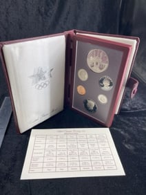 1984 Olympic Coin Set