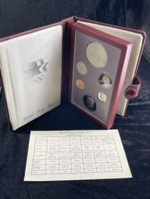 1984 Olympic Coin Set