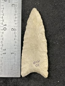2 & 7/8" Red Stone Indian Artifact Arrowhead