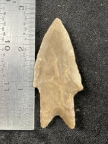 2 & 5/8" Pedernales Indian Artifact Arrowhead