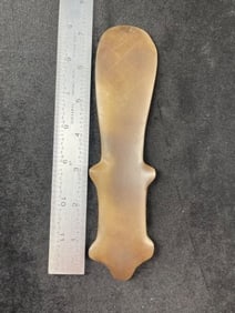 7 & 1/4" Beaver Effigy Spud Indian Artifact Arrowhead