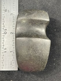 3" Miniature Grooved Axe Indian Artifact Arrowhead