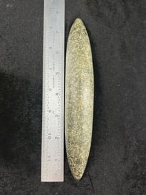 7 & 1/2" Boatstone Indian Artifact Arrowhead