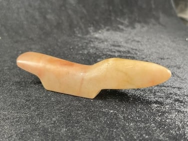 4 & 1/2" Quartz Birdstone Indian Artifact Arrowhead