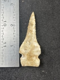2 & 5/8" Drill Indian Artifact Arrowhead