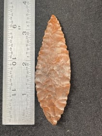 3 & 5/8" Harahay Indian Artifact Arrowhead