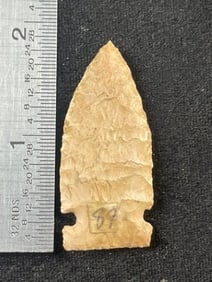 1 & 7/8" Cache River Indian Artifact Arrowhead
