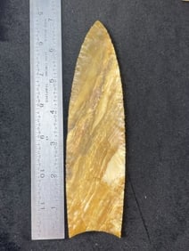 7" Beautiful Clovis Indian Artifact Arrowhead