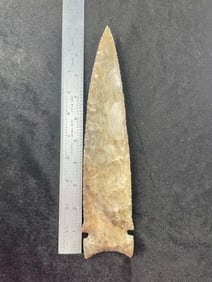 10 & 1/4" Spear Head Indian Artifact Arrowhead