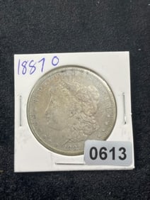 1887 O Morgan Silver Dollar Coin
