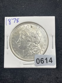1878 Morgan Silver Dollar Coin