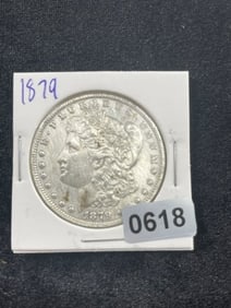 1879 Morgan Silver Dollar Coin