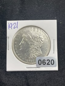 1921 Morgan Silver Dollar Coin