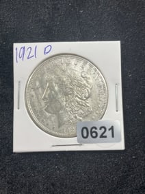 1921 D Morgan Silver Dollar Coin