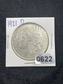 1921 D Morgan Silver Dollar Coin