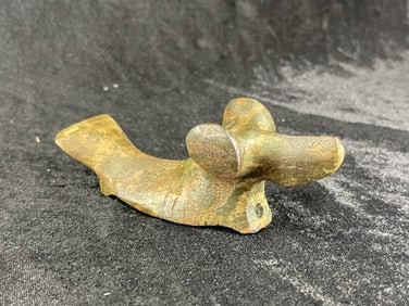 5" Popeyed Birdstone Indian Artifact Arrowhead