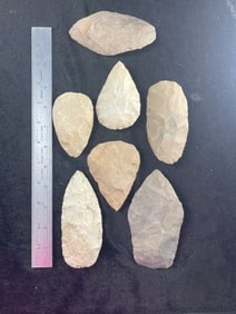 Group of Exceptional Blades etc Indian Artifact Arrowhead