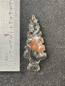 Obsidian Arrow Point Indian Artifact Arrowhead