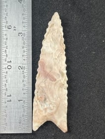 3 & 5/8" Dalton Indian Artifact Arrowhead