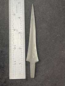 Slate Spear Indian Artifact Arrowhead