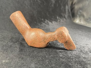 5 & 1/2" Popeyed Birdstone Indian Artifact Arrowhead