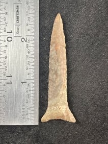 2 & 5/8" Drill Indian Artifact Arrowhead