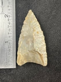 2 & 1/8" Plainview Indian Artifact Arrowhead