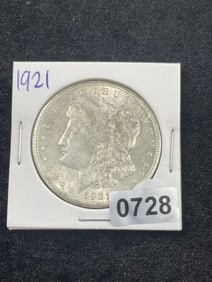 1921 Morgan Silver Dollar Coin