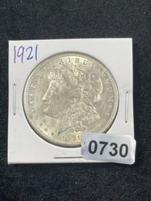 1921 Morgan Silver Dollar Coin