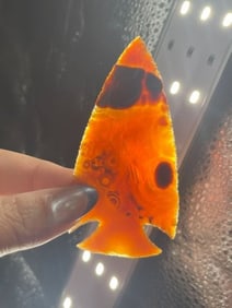 3 & 5/8" Gem Material Snyders Indian Artifact Arrowhead