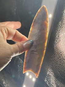 5 & 3/8" Exceptional Clovis Indian Artifact Arrowhead