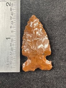 1 & 5/8" Obsidian Point Indian Artifact Arrowhead