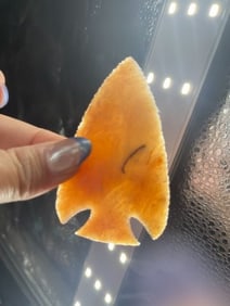 3 & 1/4" Hopewell Indian Artifact Arrowhead