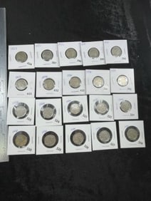 20 Assorted Buffalo Nickels Coins