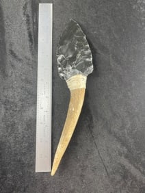 Hafted Obsidian Blade