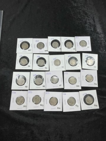 20 Assorted Buffalo Nickels Coins (1 of 2)