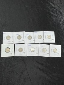 10 Mercury Dimes