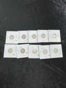 10 Mercury Dimes