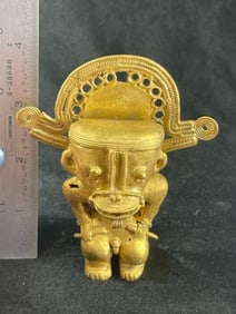 Tumbaga Tairona Figurine UNKNOWN MATERIAL