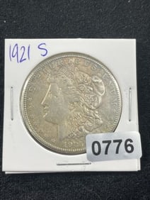 1921 S Morgan Silver Dollar Coin