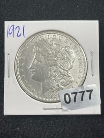 1921 Morgan Silver Dollar Coin