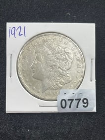 1921 Morgan Silver Dollar Coin