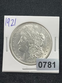 1921 Morgan Silver Dollar Coin