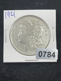 1921 Morgan Silver Dollar Coin