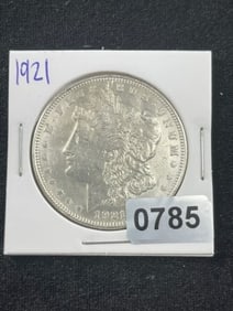 1921 Morgan Silver Dollar Coin