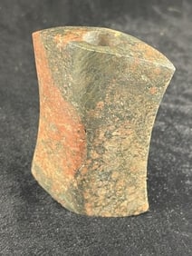 3" Hour Glass Bannerstone Indian Artifact Arrowhead