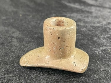 Miniature Stone Hopewell Pipe Indian Artifact Arrowhead